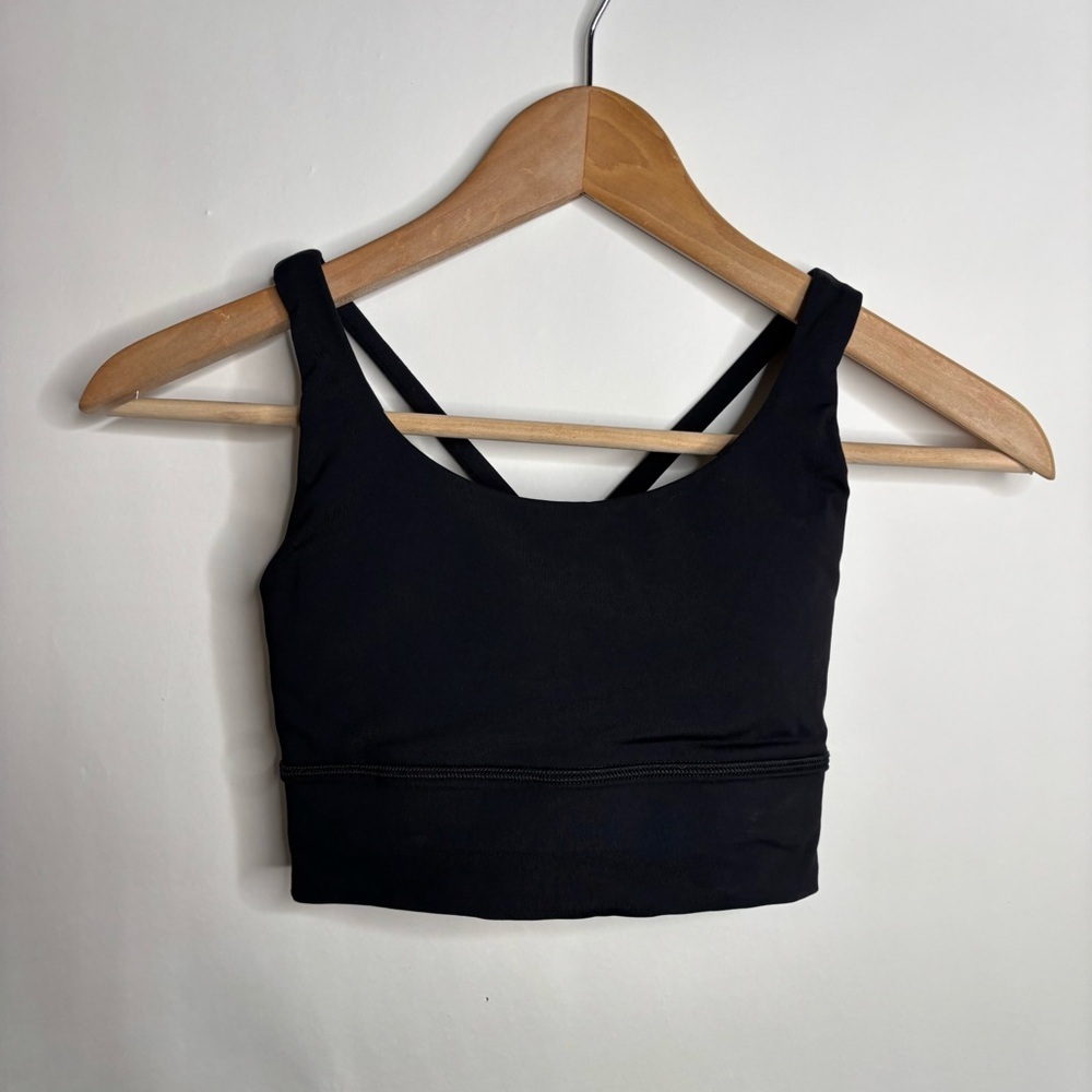LULULEMON WOMEN'S ENERGY LONGLINE BRA *MEDIUM SUPPORT, B–D CUPS size 2 - Picture 3 of 8